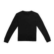 Load image into Gallery viewer, Black Hemp Sweatshirt Product Front

