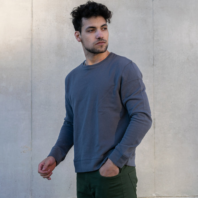 Gray Hemp Sweatshirt Main View