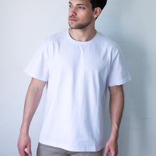 Load image into Gallery viewer, White Hemp T-Shirt Front View
