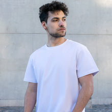 Load image into Gallery viewer, White Hemp T-Shirt Main View

