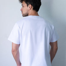 Load image into Gallery viewer, White Hemp T-Shirt Rear View
